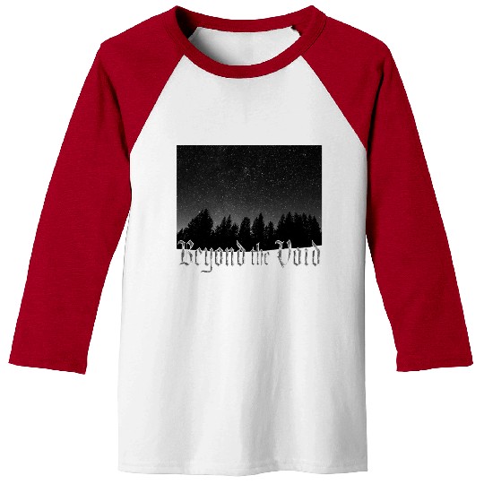 Starry Night Metal Black Baseball Tees