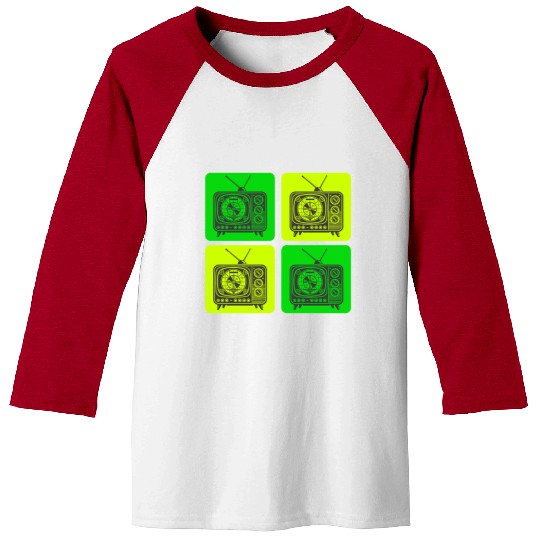 Retro TV - Vintage Classic Baseball Tees