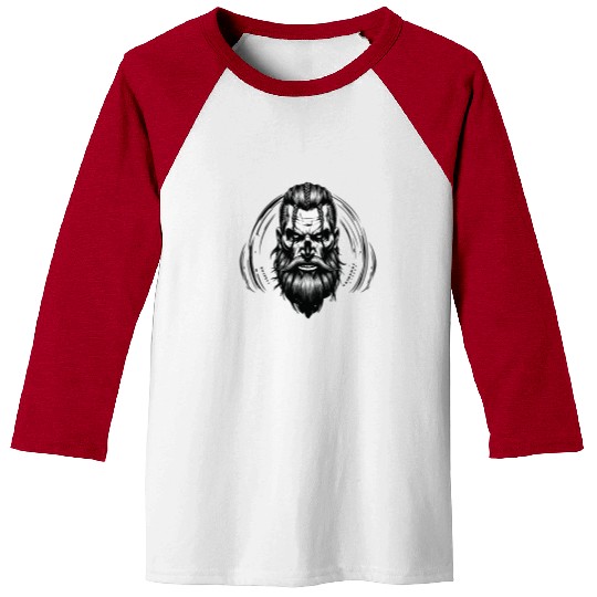 Viking Warrior Man Odin Thor Norman Walhalla Baseball Tees
