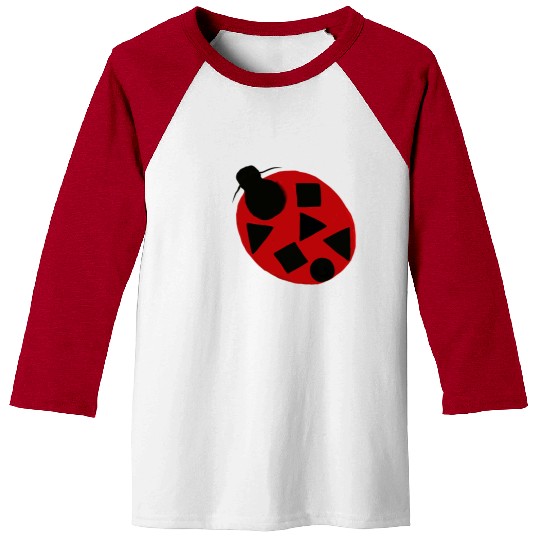 Ladybug insect Excepcionalis Baseball Tees