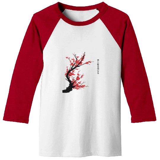 Cherry Blossom Tree – Japanese Sakura Minimalist I Baseball Tees