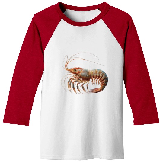 Ocean Elegance : The Grace of a Shrimp Baseball Tees