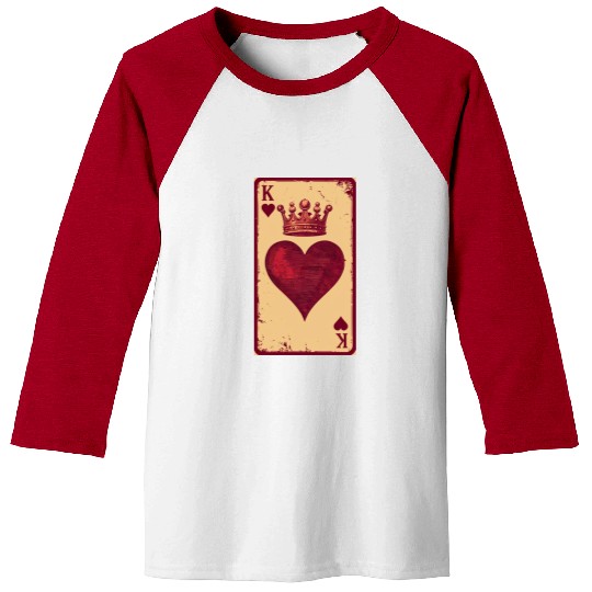 Vintage King of Hearts Baseball Tees