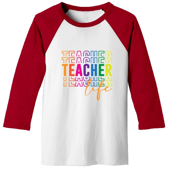 Teacher Life Baseball Tees