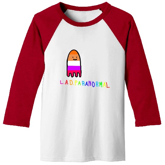 Lesbian Ghost Baseball Tees
