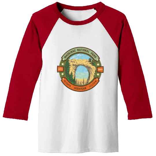 Mackinac Island Baseball Tees