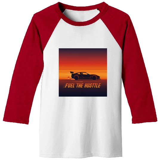 Racing Sunset Vibes Baseball Tees