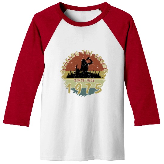 50th Birthday Rocking the crowd SNG 07/1975 Baseball Tees