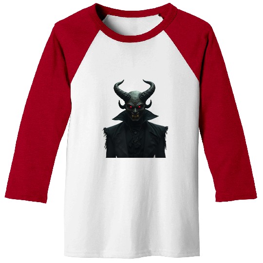 Evil Man Baseball Tees
