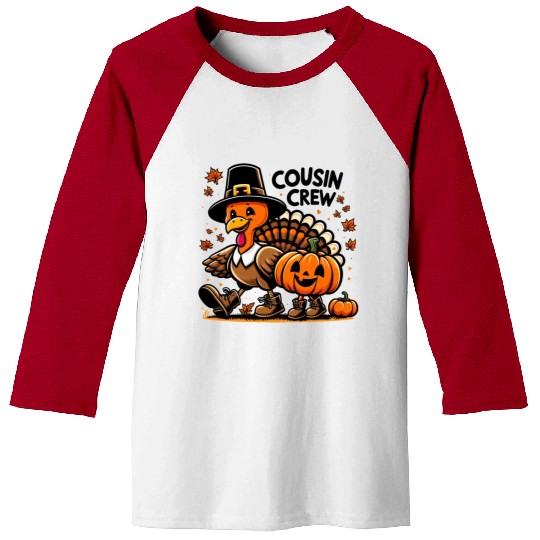 Halloween Cousin Crew Baseball Tees
