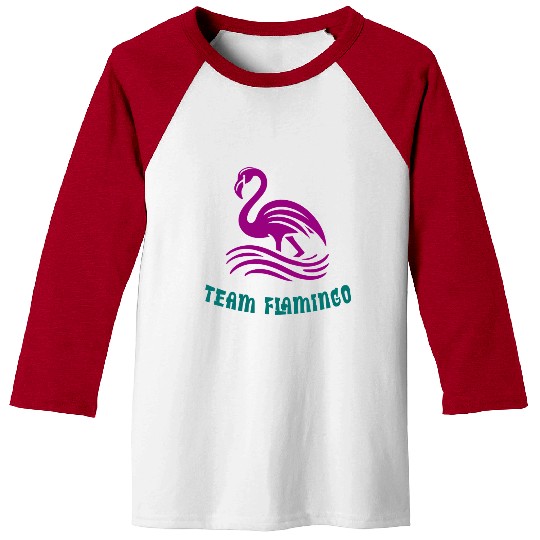 Team Flamingo Baseball Tees