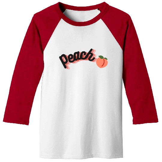 Peach Baseball Tees