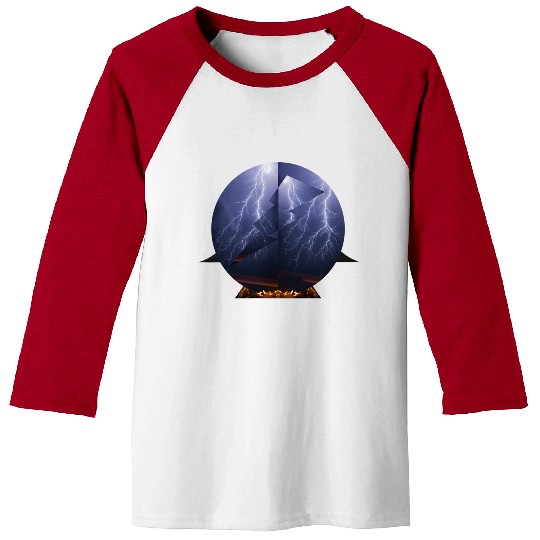 Royal Lightning Baseball Tees