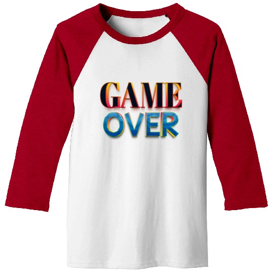 Game over Baseball Tees