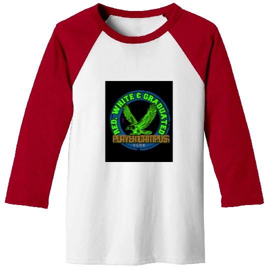 flying hawk emblem Baseball Tees
