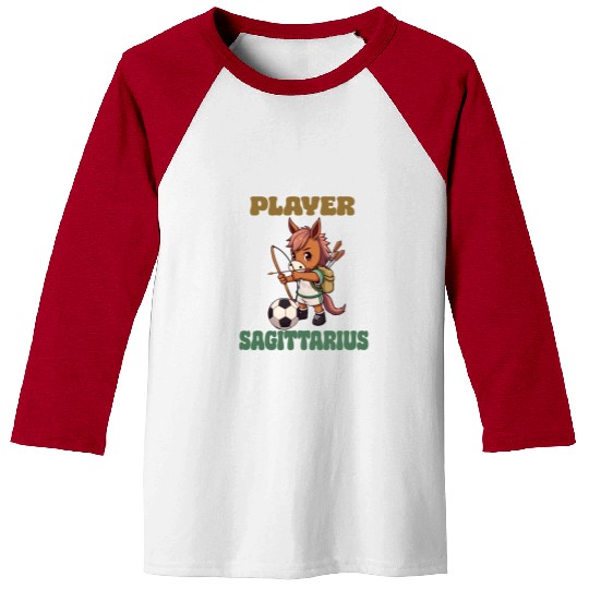 Soccer Player Sagittarius Zodiac Sign Soccer Baseball Tees