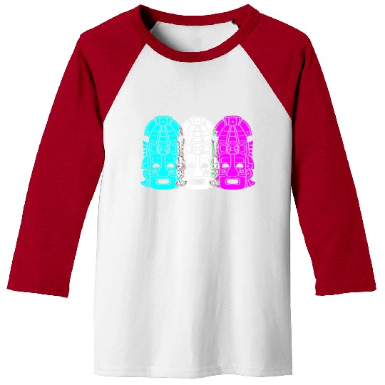 Mayan And Aztec Symbol Aztec Inca Baseball Tees
