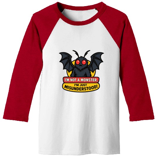 Misunderstood Mothman Baseball Tees