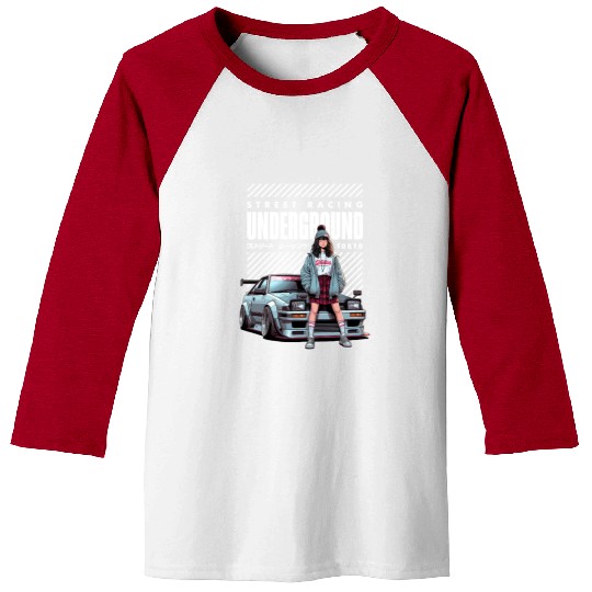 Japanese Underground Street Racing - JDM Car Baseball Tees