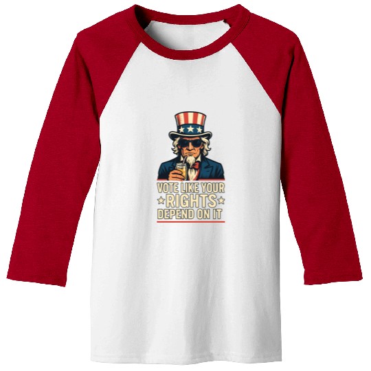 Vote Like It Matters - Democracy Defender Baseball Tees