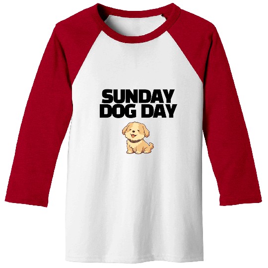 Sunday Dog Day – Chill Vibes Only Baseball Tees