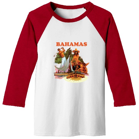 Bahamas, Collage Baseball Tees