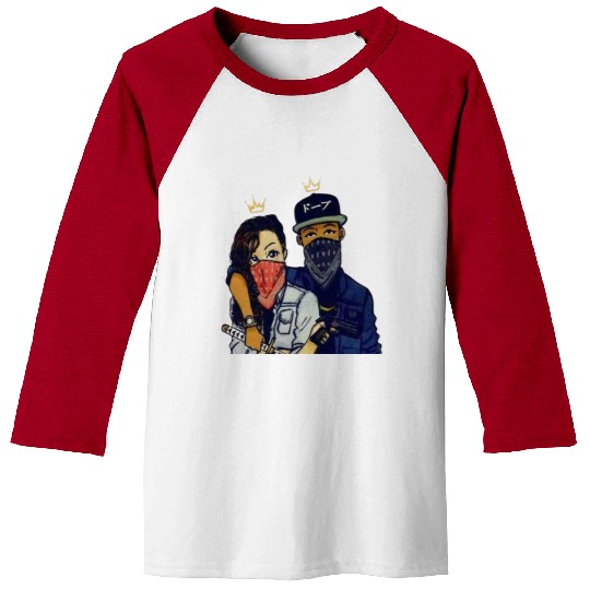 Urban Rebels Masked Duo Baseball Tees Design