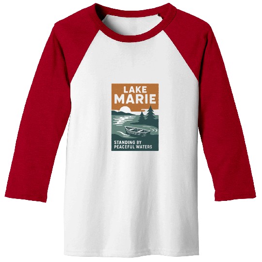 Lake Marie: Standing By Peaceful Waters Baseball Tees