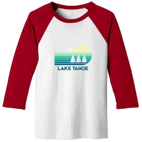 Lake Tahoe California Baseball Tees