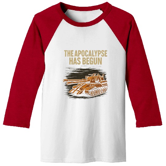 The Apocalypse Has Begun – Armored Titan Baseball Tees