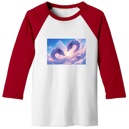 Celestial Dragon Duo Baseball Tees