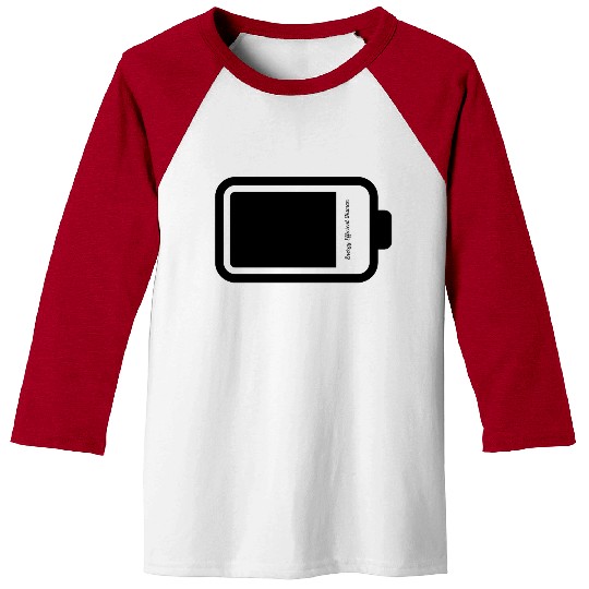 Energy Efficient Human – Funny Minimal Energy Desi Baseball Tees