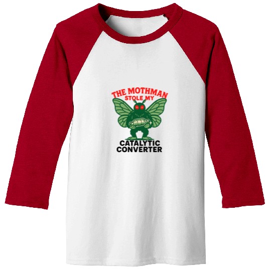 The Mothman Stole My Catalytic Converter – Green M Baseball Tees