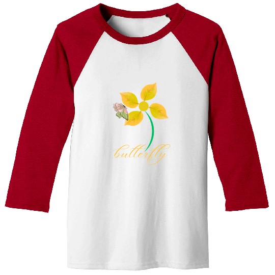 butterfly Baseball Tees