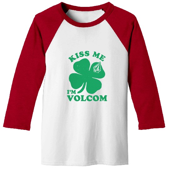 Lucky Four-Leaf Clover with Geometric Gem Baseball Tees