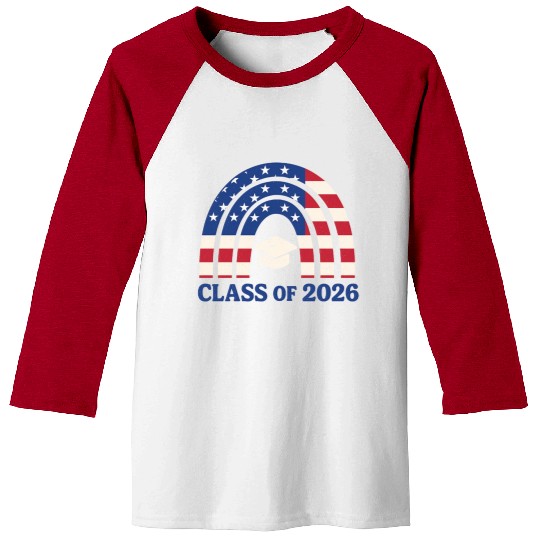 Senior 2026 | Graduation Class of 2026 Blue Design Baseball Tees