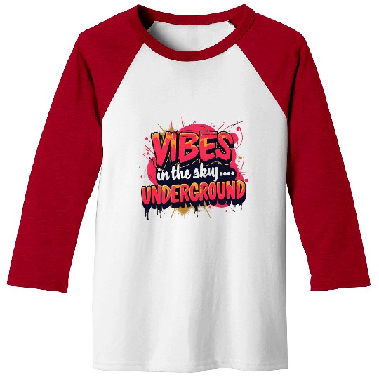Vivid Underground Vibe Baseball Tees