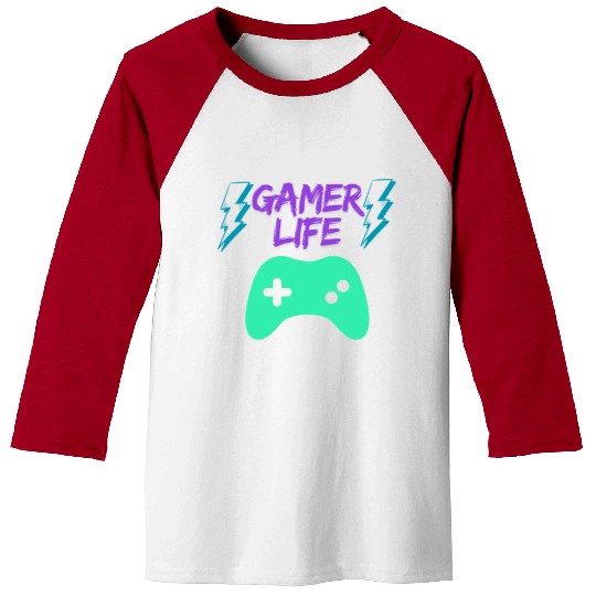 Gamer life Baseball Tees