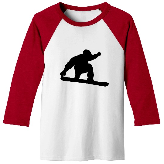 Snowboarding Baseball Tees