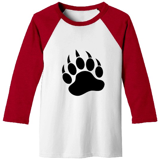 Black Bear Paw / Claw Baseball Tees