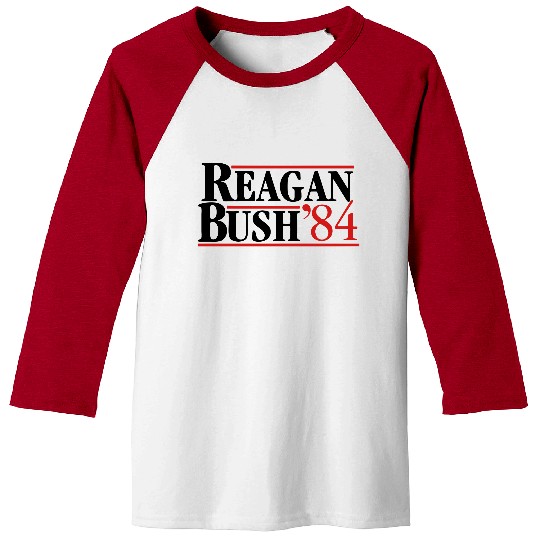 Reagan Bush '84 Baseball Tees