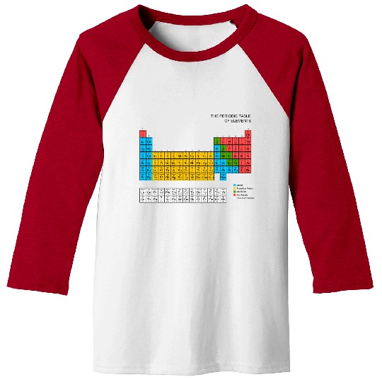 Periodic Table Baseball Tees