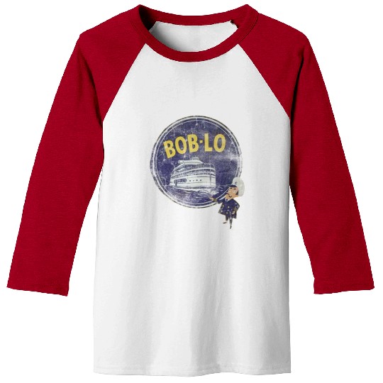 Vintage Retro Classic Cute Detroit Boblo Island Baseball Tees