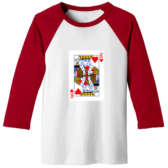 King Of Hearts Couple Baseball Tees