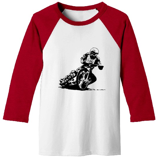 Speedway Driver - Dirt Track Racing Baseball Tees