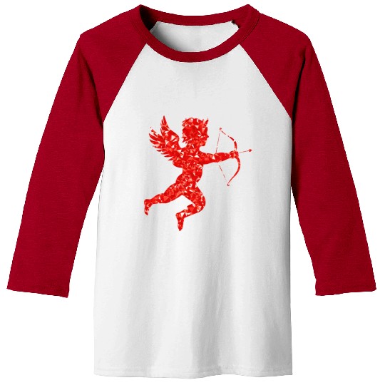 Ruby Martin74 Cupid Silhouette Baseball Tees