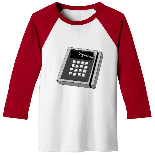 Credit Card Reader Baseball Tees