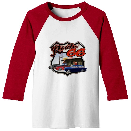 Route 66 Triple Baseball Tees