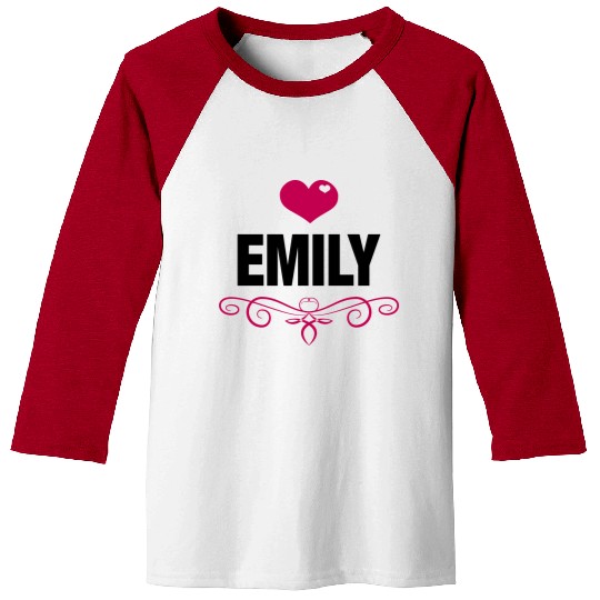 Emily - Baby, Cute, Love, Birthday, Gifts,Family Baseball Tees
