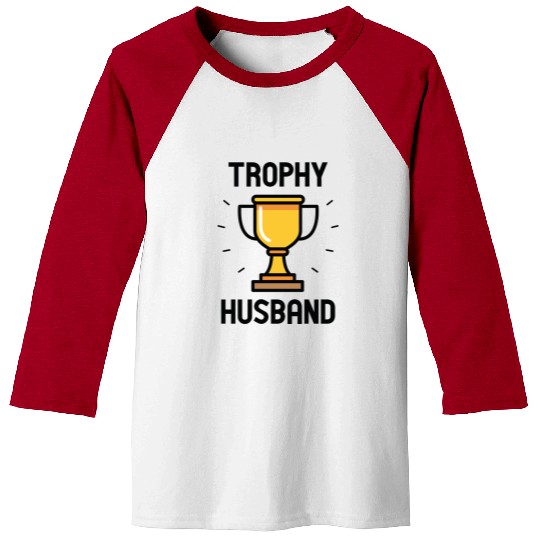 Trophy Husband Baseball Tees